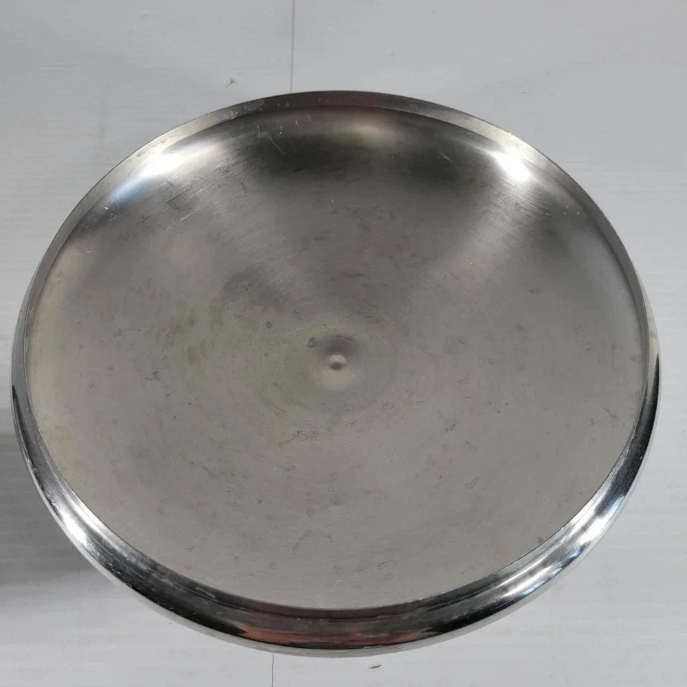Revere Ware 2 Qt Stainless Steel Saucepan with Lid Clinton IL Tri‎ Ply USA Vtg